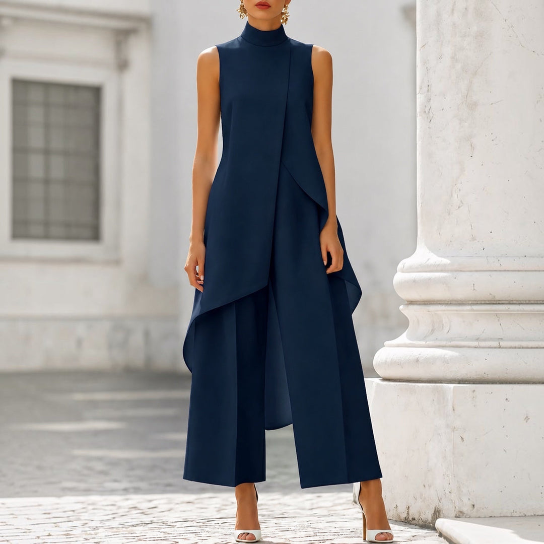 Valentina - Mono elegante con top drapeado