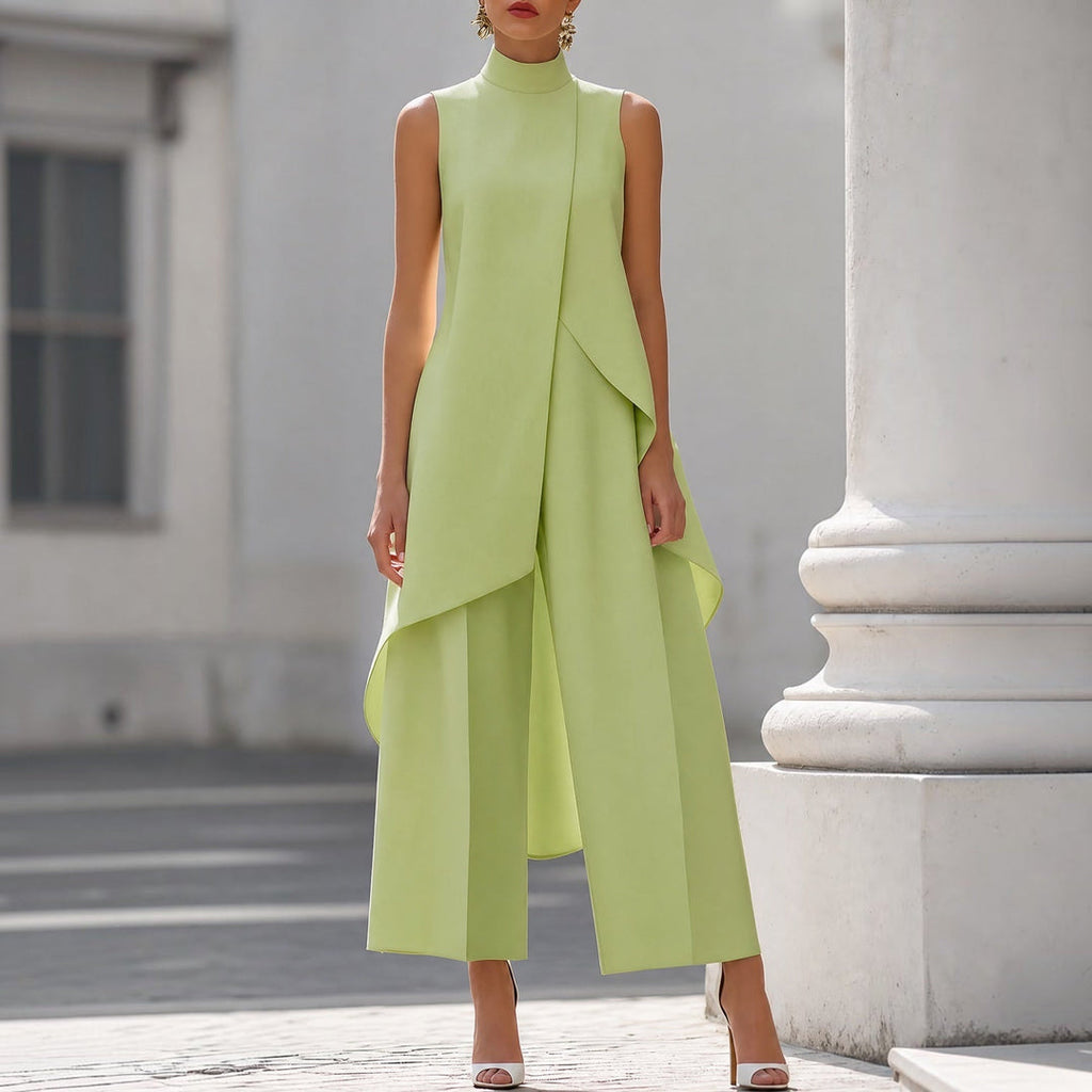 Valentina - Mono elegante con top drapeado