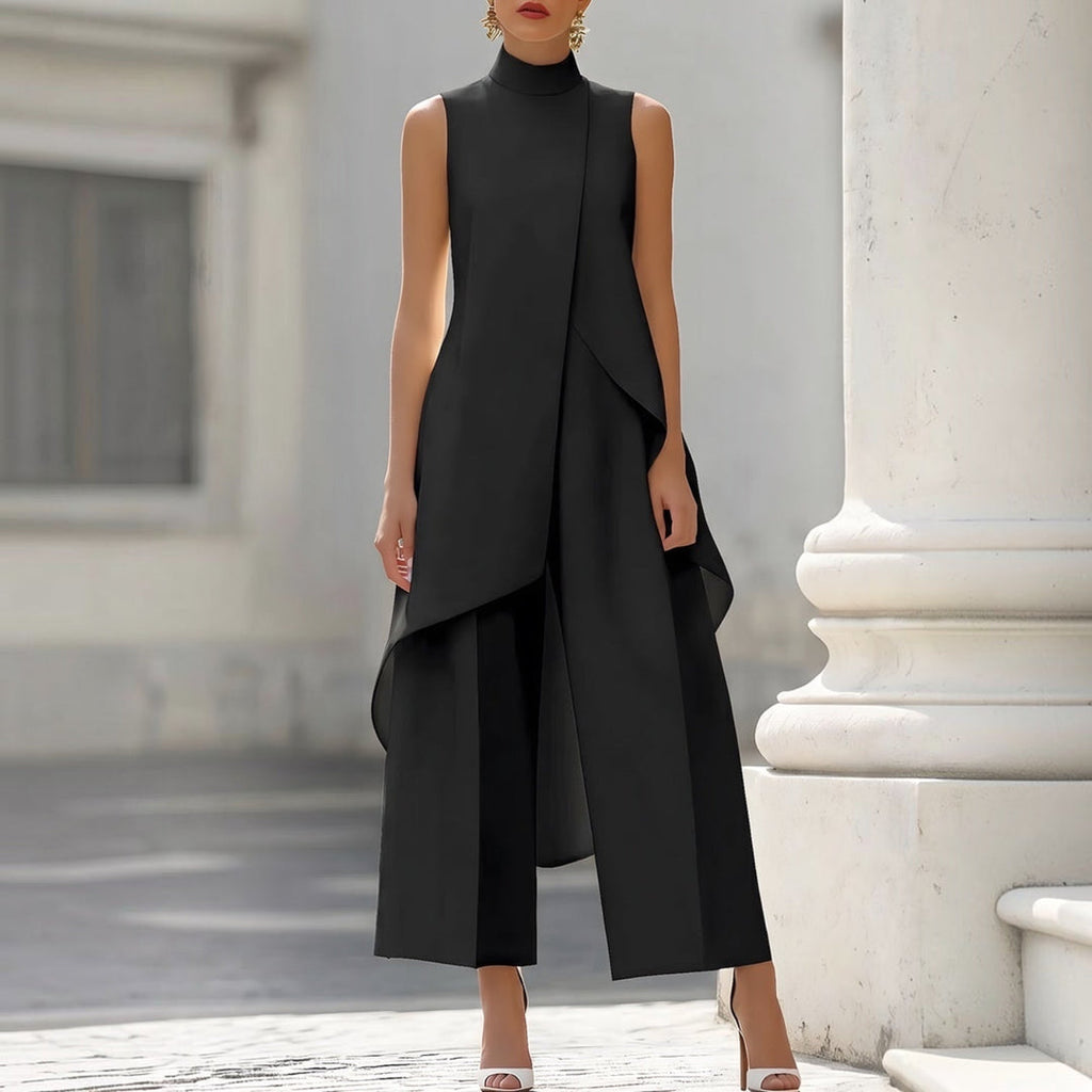 Valentina - Mono elegante con top drapeado