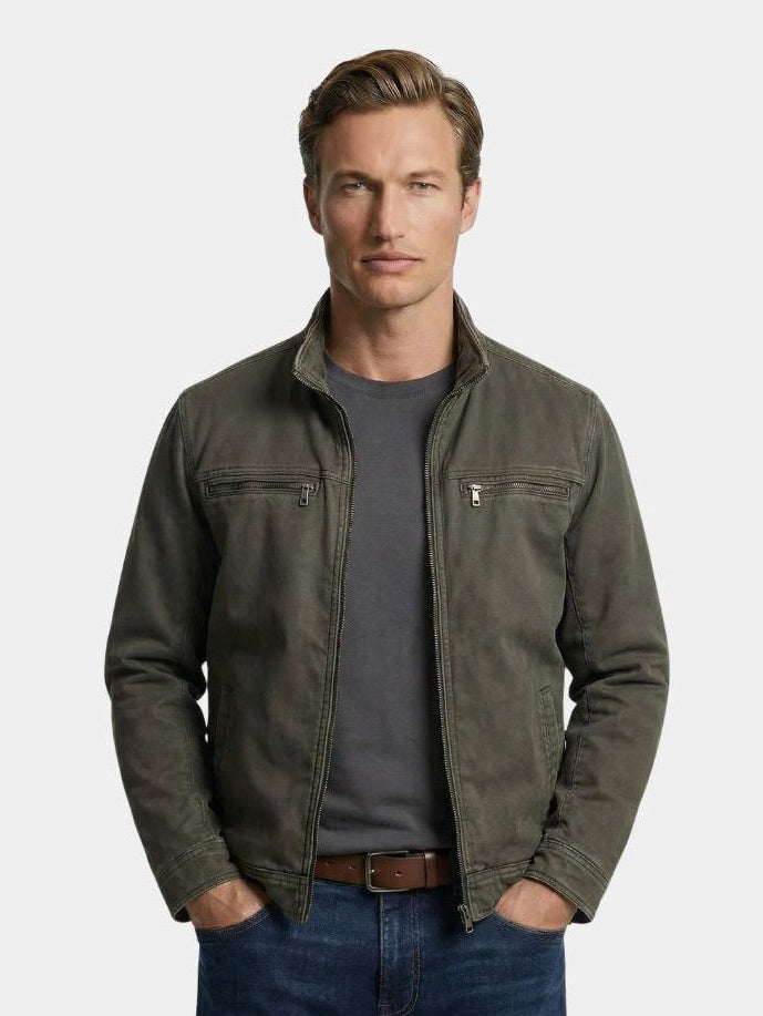 Valmont - Field Jacket vintage verde oliva