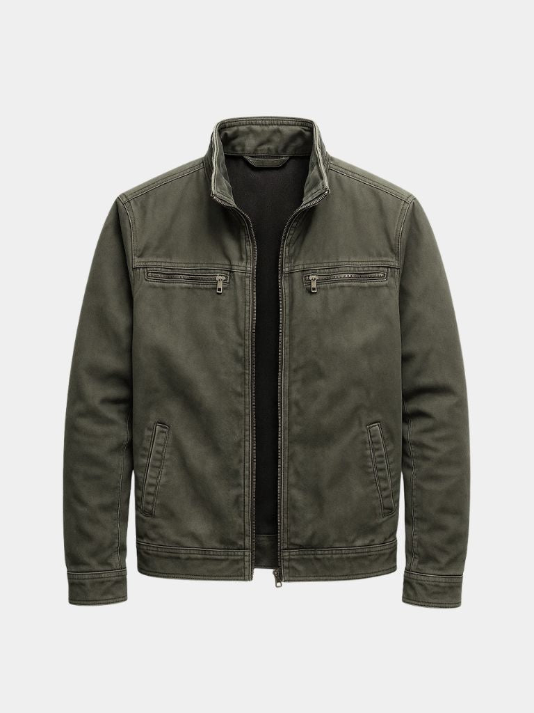 Valmont - Field Jacket vintage verde oliva
