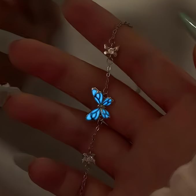 Iris - Pulsera mariposa luminiscente