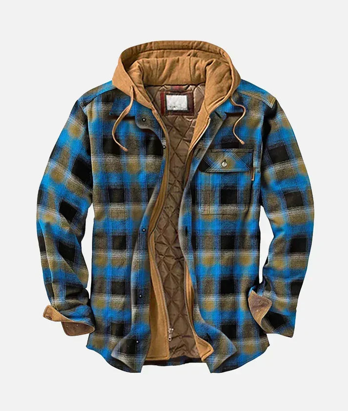Tomás - Chaqueta patchwork de cuadros