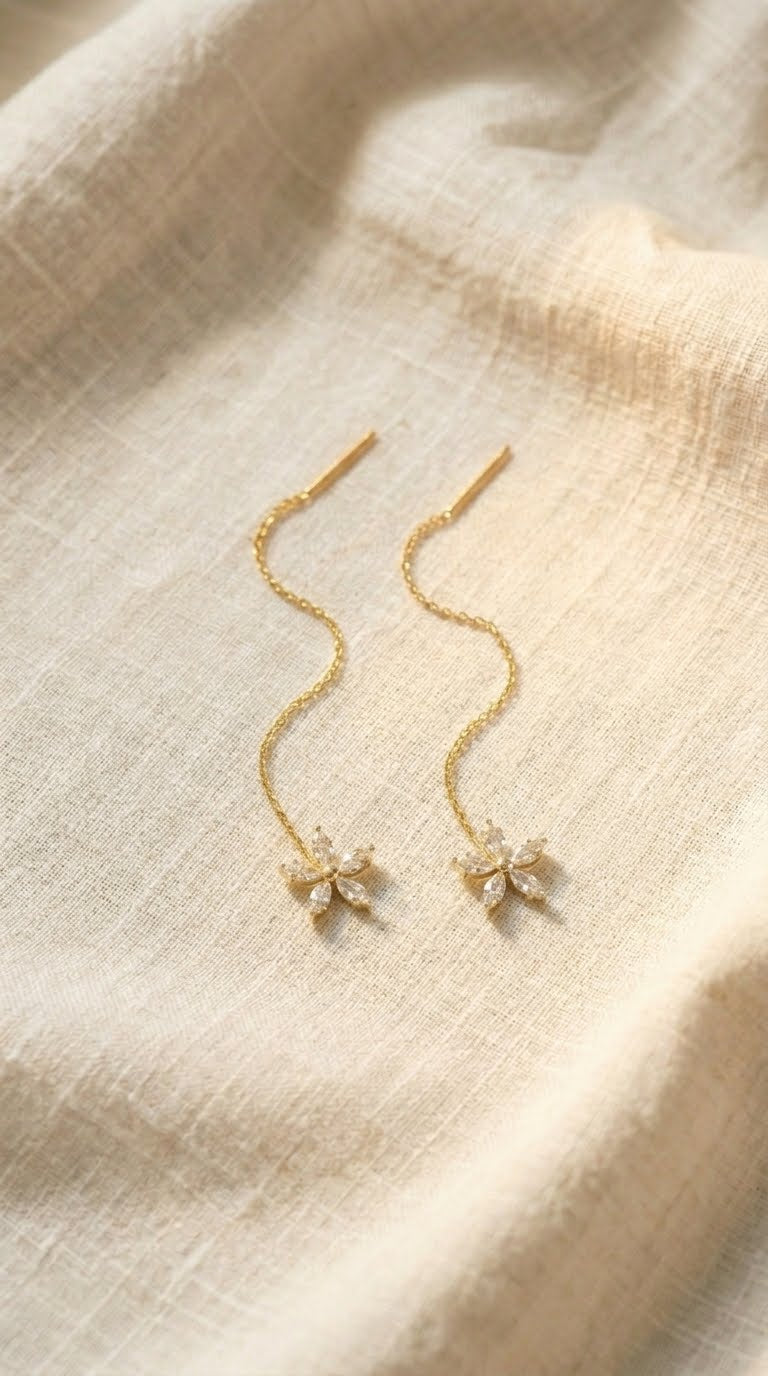 Pendientes colgantes de estrellas