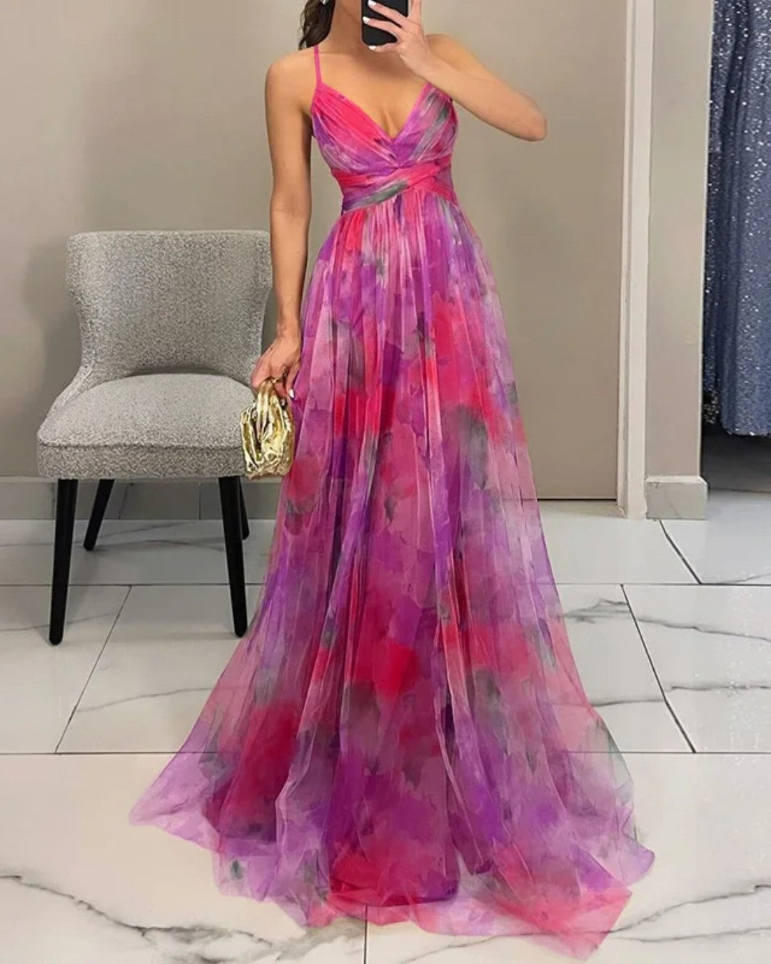 Catalina- Vestido Elegancia Floral (Edición limitada)