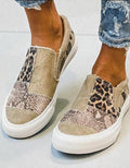 Kira - Zapatos de lona con estampado de leopardo