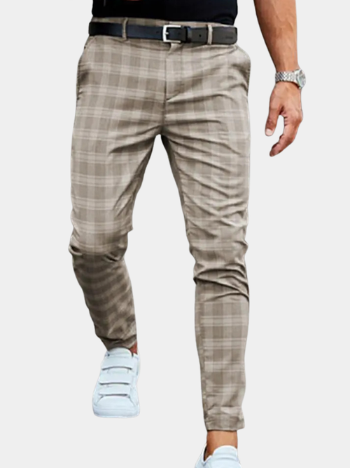 Pantalón casual de cuadros | KÀLIA - foto principal