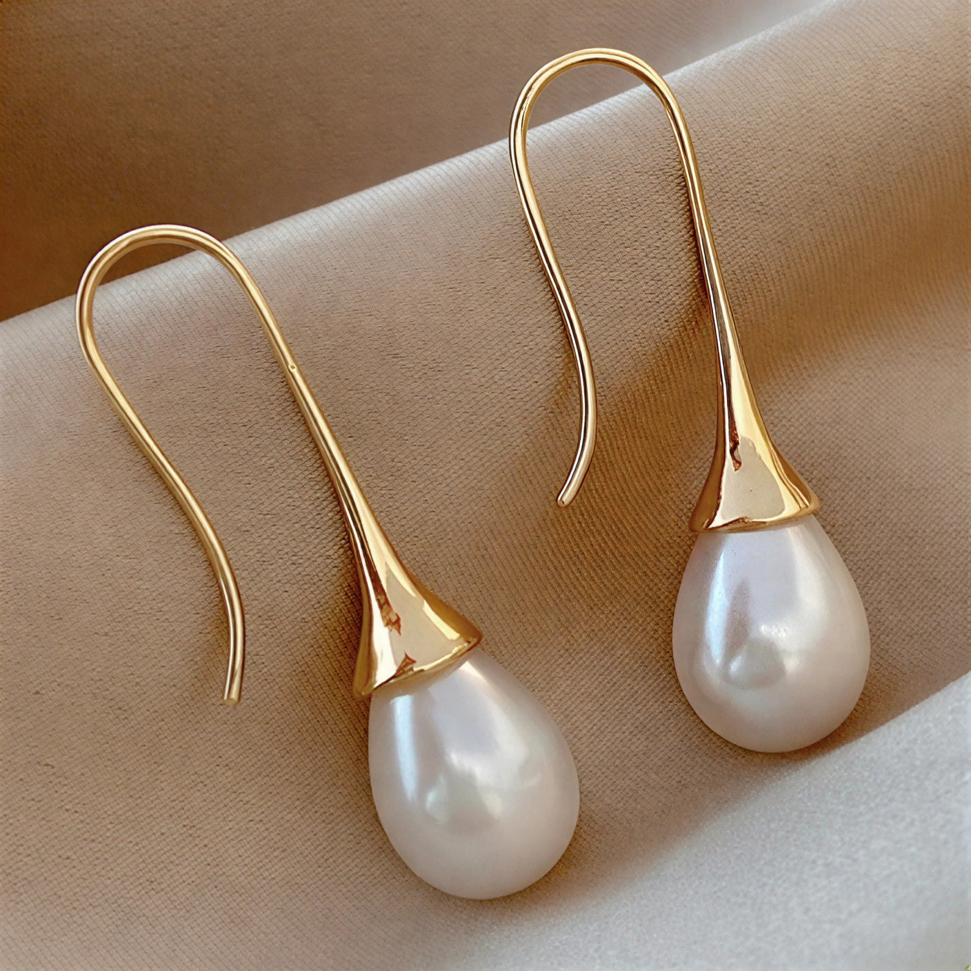 Tina - Pendientes clásicos «Pearl Beauty»