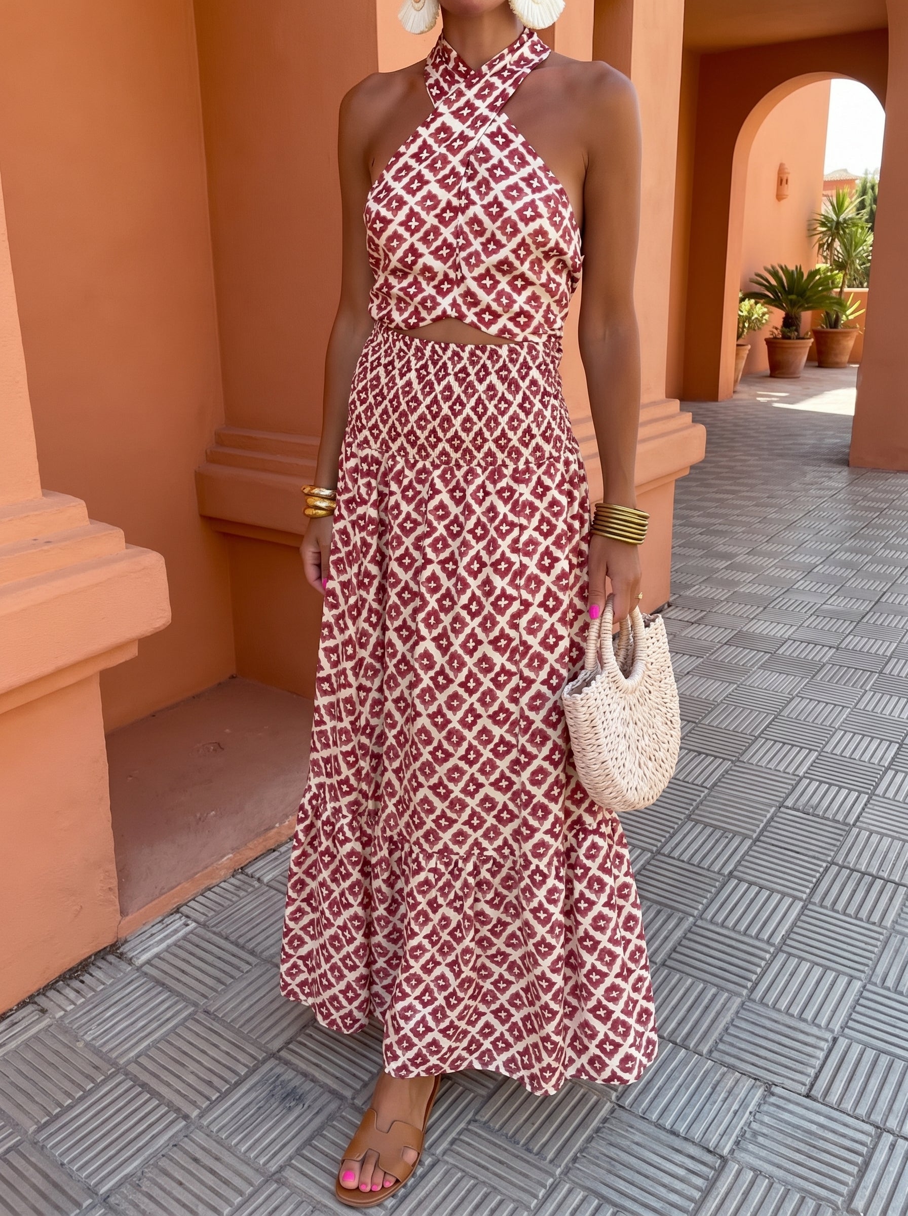 Elsa - Conjunto Elegante con Diseño de Hombros Descubiertos