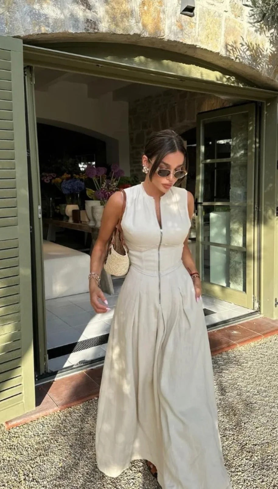 Lia- Vestido largo sin mangas