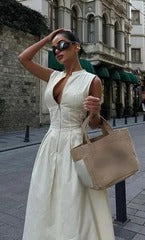 Lia- Vestido largo sin mangas