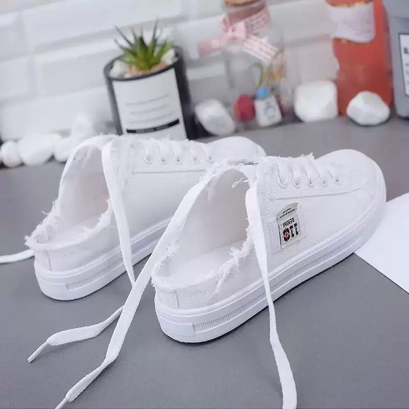Nury - Zapatillas tipo mule de denim