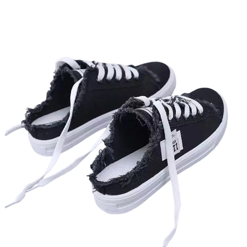 Nury - Zapatillas tipo mule de denim